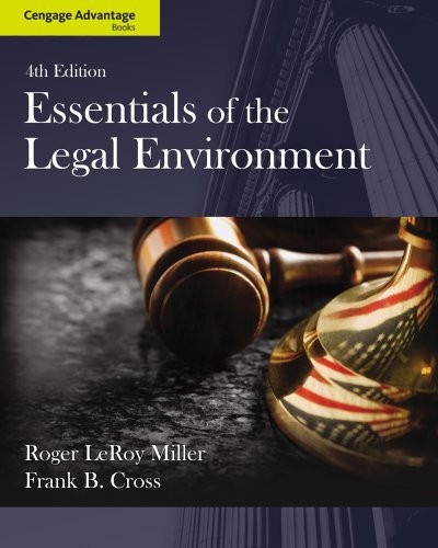 Essentials Of The Legal Environment