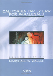 California Family Law For Paralegals