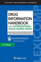 Drug Information Handbook With International Trade Names Index