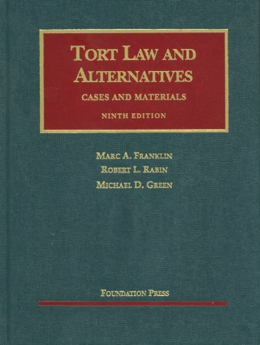 Tort Law And Alternatives