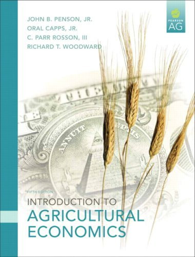 Introduction To Agricultural Economics