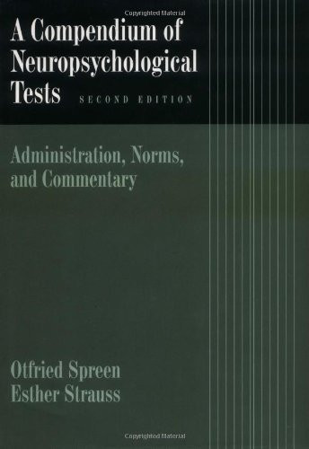 Compendium Of Neuropsychological Tests