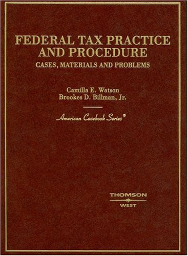 Federal Tax Practice And Procedure