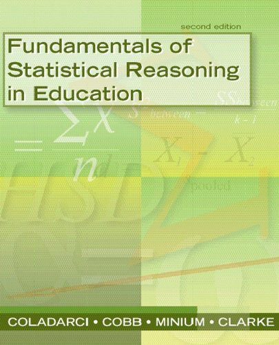 Fundamentals Of Statistical Reasoning In Education