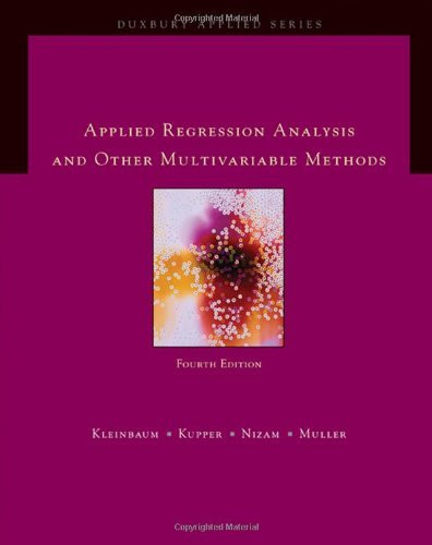 Applied Regression Analysis And Other Multivariable Methods