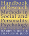 Handbook Of Research Methods In Social And Personality Psychology