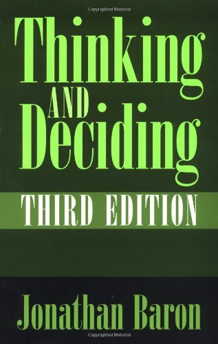 Thinking And Deciding