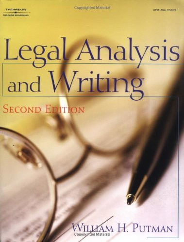 Legal Analysis And Writing