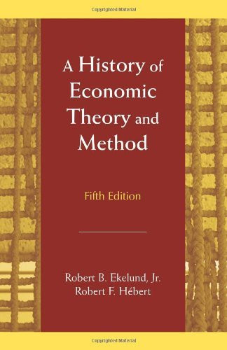 History Of Economic Theory And Method