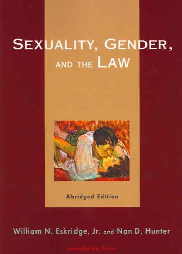 Sexuality Gender And The Law