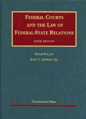 Federal Courts And The Law Of Federal-State Relations