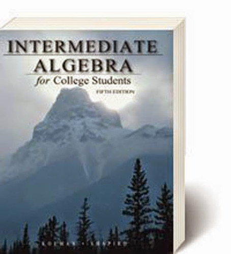 Intermediate Algebra For College Students