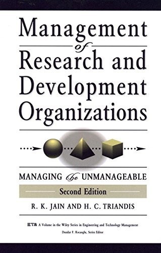 Management Of Research And Development Organizations