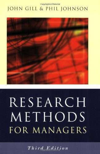 Research Methods For Managers