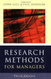 Research Methods For Managers