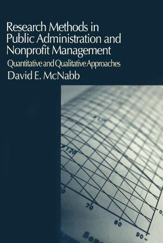 Research Methods In Public Administration And Nonprofit Management