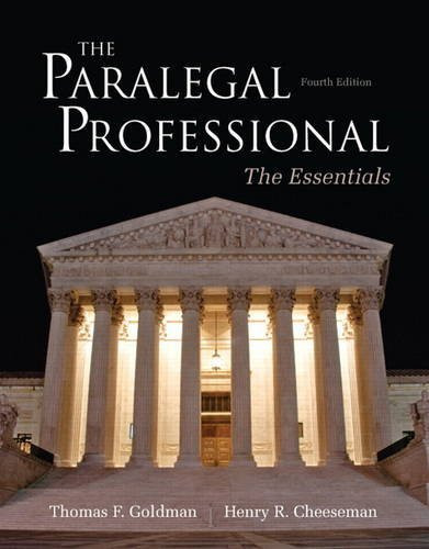 Paralegal Professional The Essentials