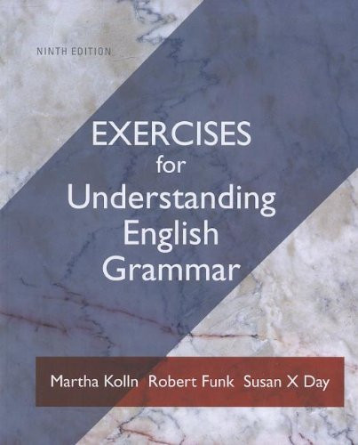 Exercise Book For Understanding English Grammar