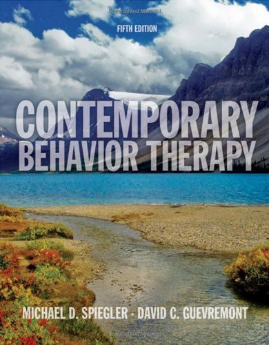 Contemporary Behavior Therapy