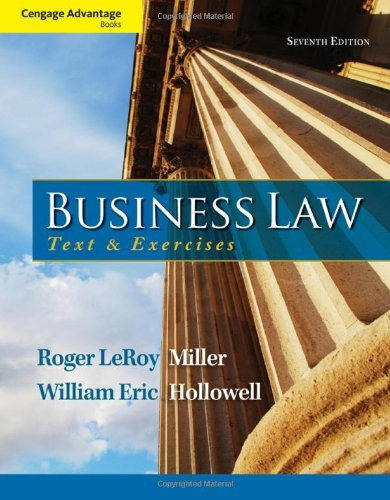 Business Law Text And Exercises