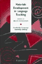 Materials Development In Language Teaching