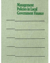 Management Policies In Local Government Finance