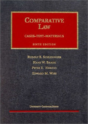 Schlesigner Baade Herzog And Wise's Comparative Law