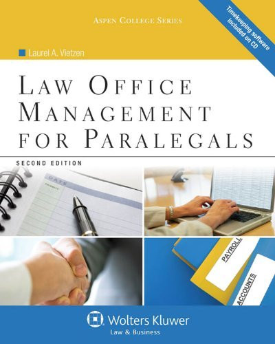 Law Office Management For Paralegals