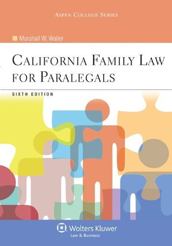 California Family Law For Paralegals