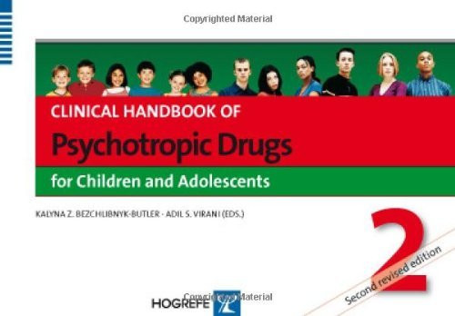 Clinical Handbook Of Psychotropic Drugs For Children And Adolescents