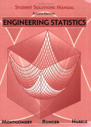 Engineering Statistics Student Solutions Manual