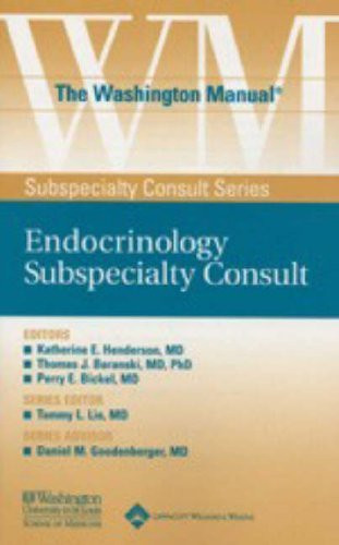 Washington Manual&#174 Endocrinology Subspecialty Consult