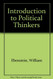 Introduction To Political Thinkers