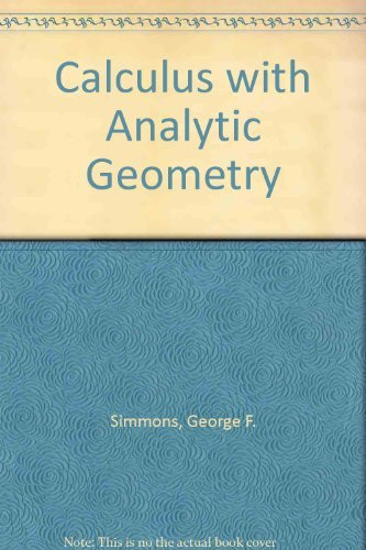 Calculus With Analytic Geometry