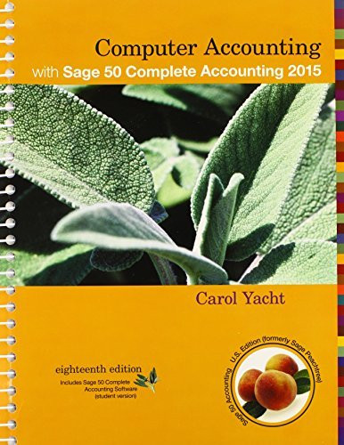 Computer Accounting with Sage