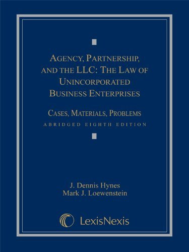Agency Partnership And The Llc