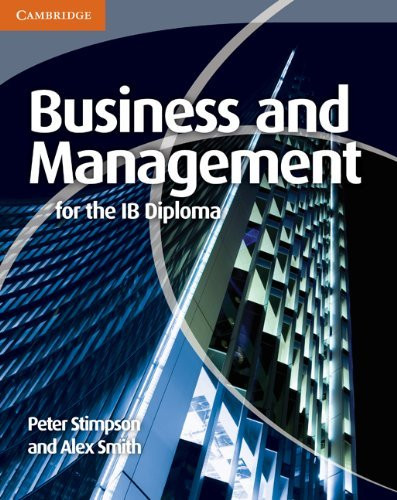 Business And Management For The Ib Diploma
