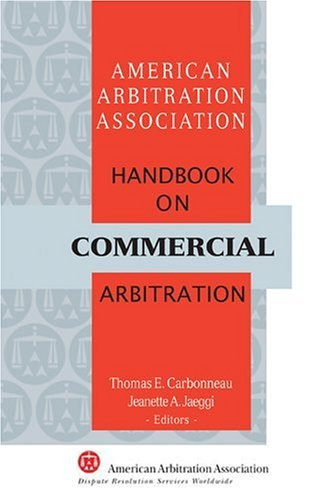 Aaa Handbook On Commercial Arbitration