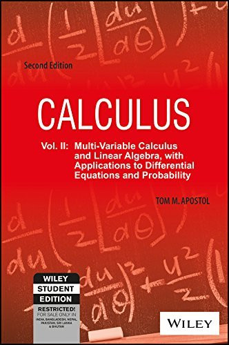 Calculus Volume 2 by Tom Apostol