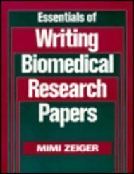 Essentials Of Writing Biomedical Research Papers