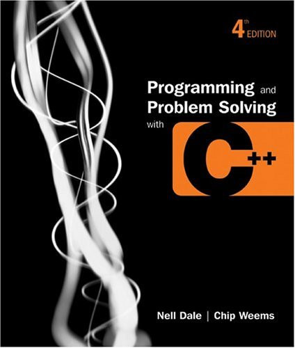 Programming And Problem Solving With C++
