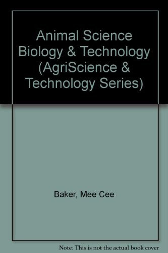 Animal Science Biology And Technology