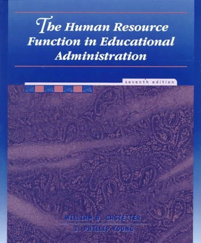 Human Resource Function In Educational Administration