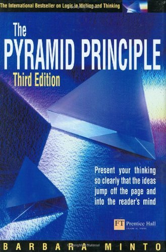 Pyramid Principle Present Your Thinking So Clearly That The Ideas Jump Off