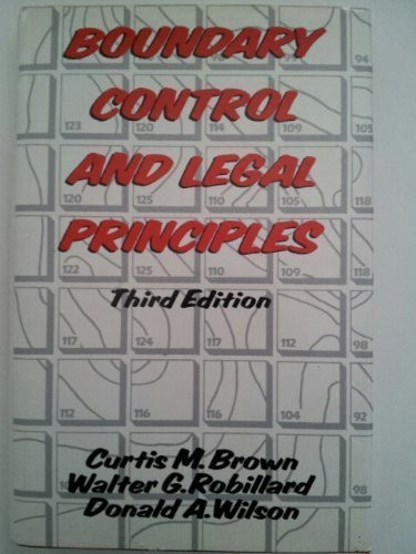 Brown's Boundary Control And Legal Principles