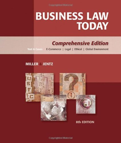 Business Law Today Comprehensive