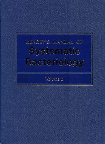 Bergey's Manual Of Systematic Bacteriology Volume 3