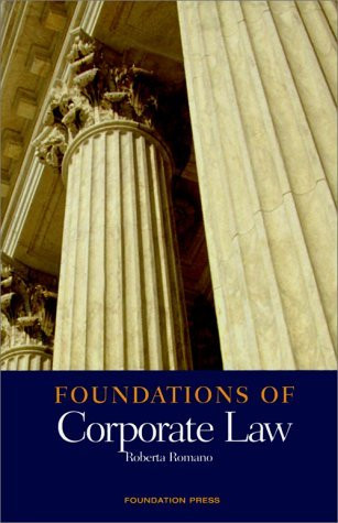 Foundations Of Corporate Law