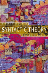 Syntactic Theory