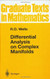 Differential Analysis On Complex Manifolds